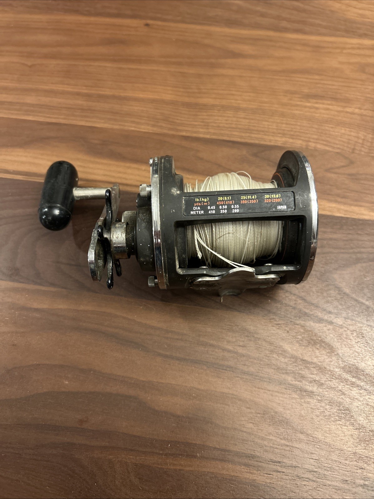Vintage Daiwa Silver Sealine 50H Fishing Casting Trolling Reel Made In Japan L9