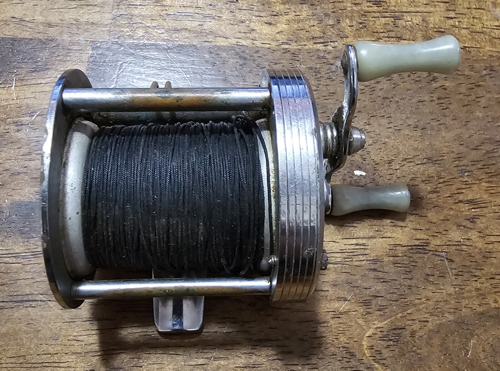 Vintage HORROCKS IBBOTSON TOP FLIGHT BAIT CAST LEVEL WIND FISHING Reel