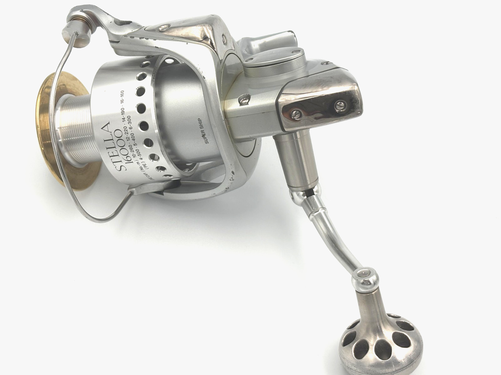 Vintage Shimano 98/99 Stella 16000PG Spinning Reel w/ 2 Genuine Spare Spools