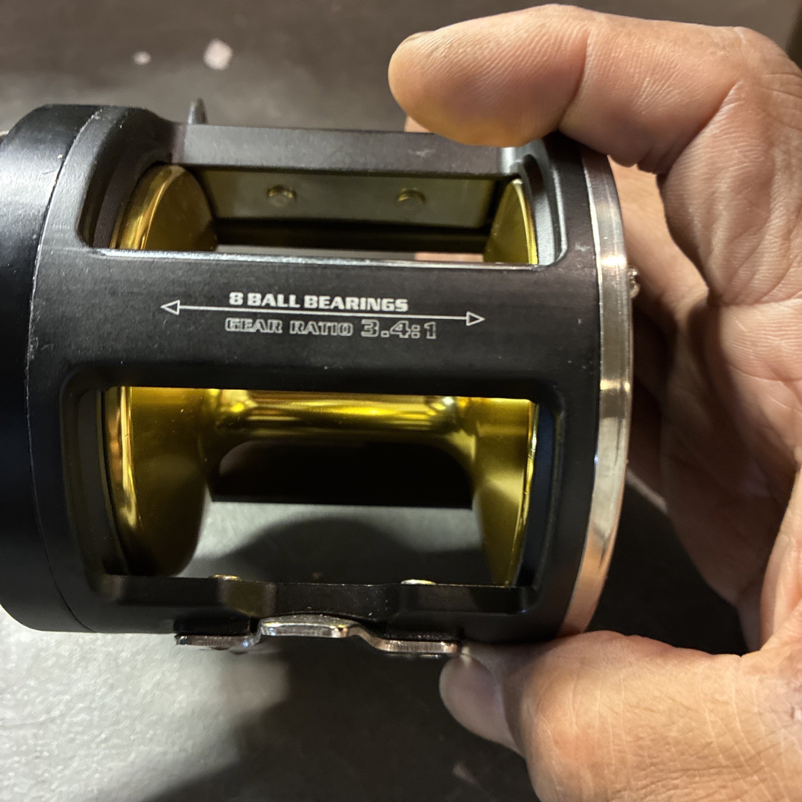 Samolla TG12000 Trolling Drum Fishing Reel Saltwater Right Hand New No Box