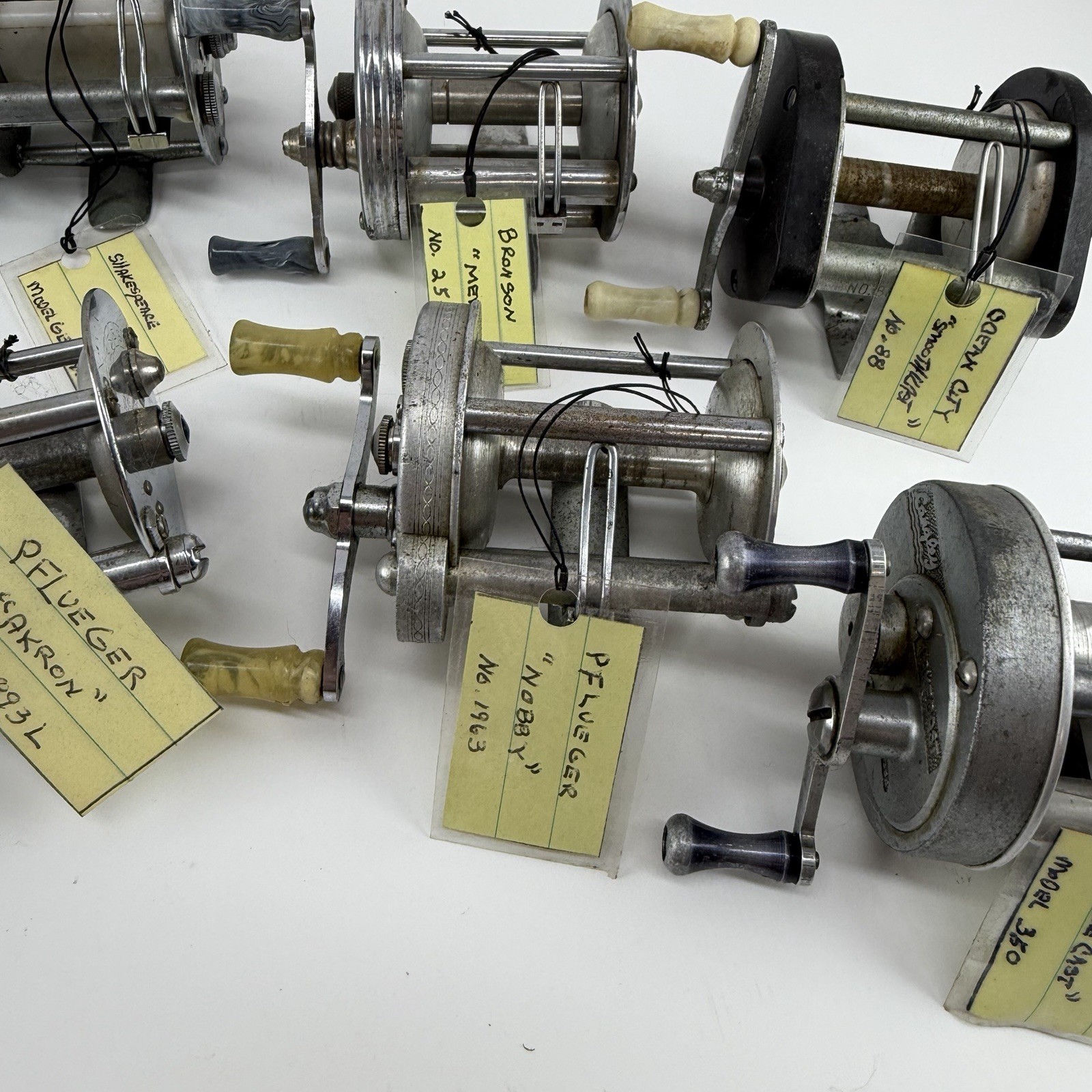 Pflueger Bronson Shakespeare 8 Baitcast Reels Langley Ocean City Horrocks