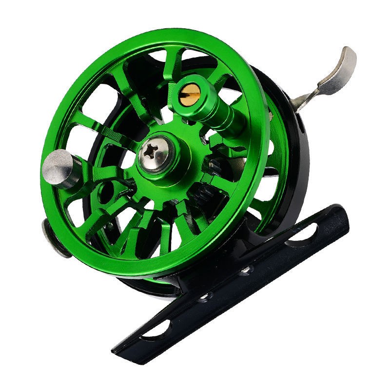 1Pcs Fly Fishing Reel with CNC-machined Aluminum Alloy Body Bearing Fishing gear