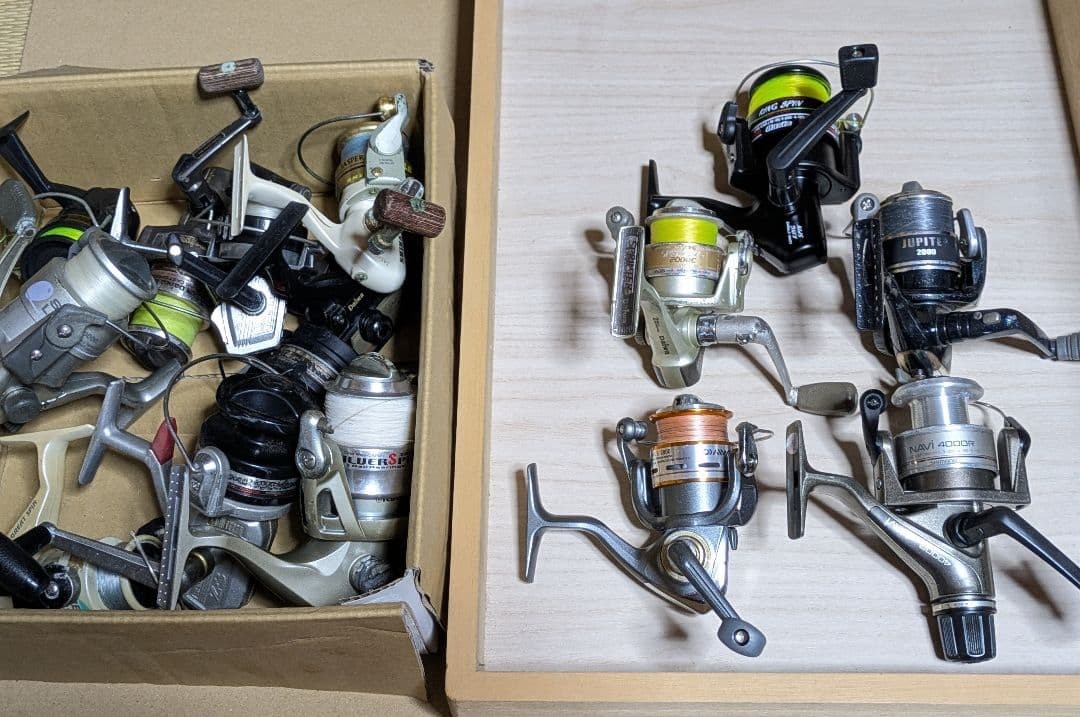 Daiwa Shimano 14 Reels Set Including Junk Spinning & Casting Models