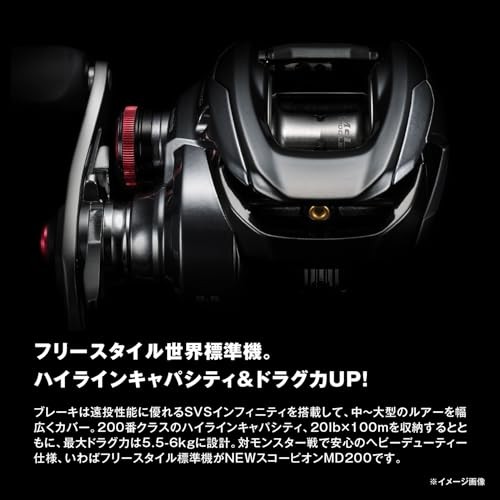 SHIMANO 24 Scorpion MD 200XG Baitcasting Reel Right NEW