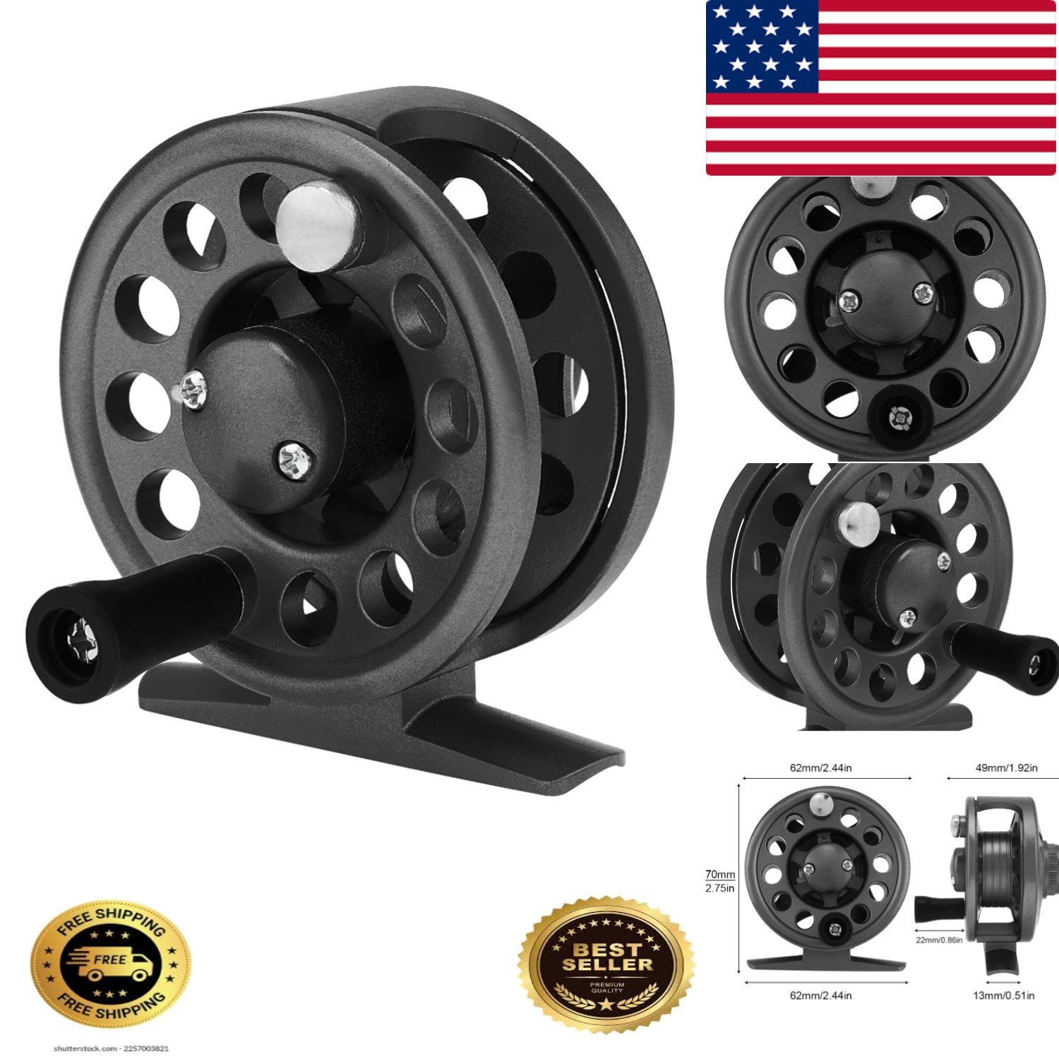 Fly Fishing Reel Fishing Wheel, Fly Ice Fishing Reel Spinning Fishing Reels, …