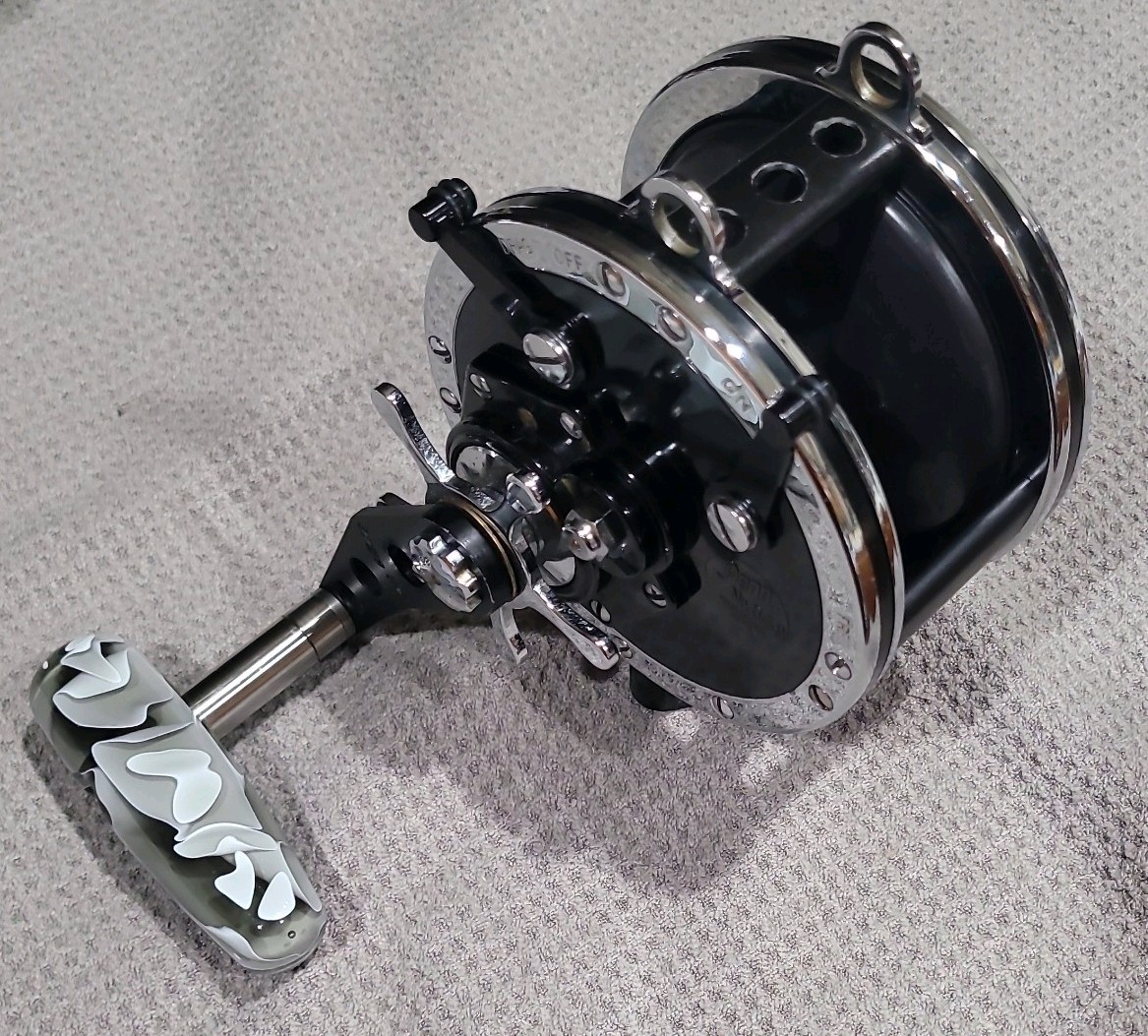 Penn 349 w/Cortez Conversions Frame & Rare Aluminum Newell Spool Made In The USA