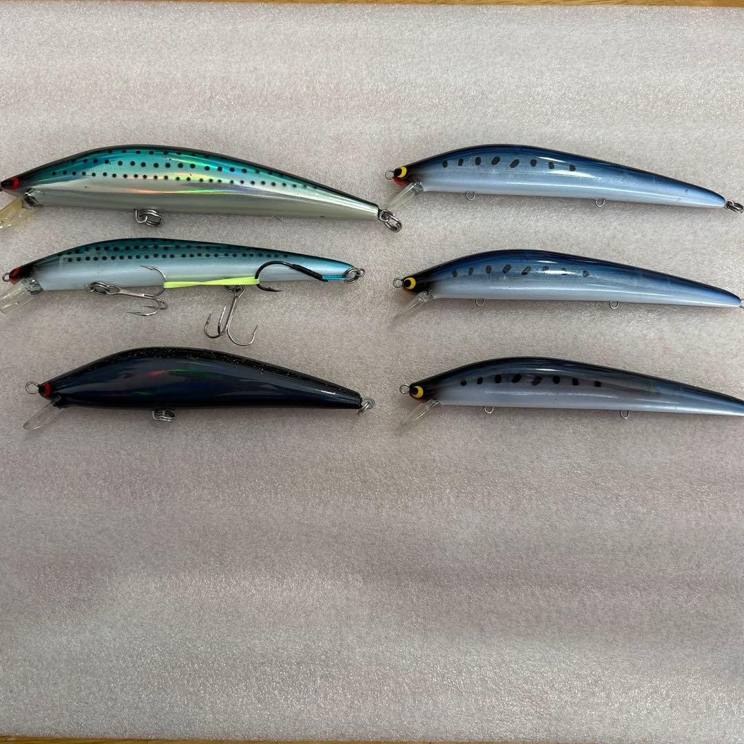 TACKLEHOUSE K-TEN BlueOcean 6pcs Bass Fishing Lure Used Japan Fishing Tackle