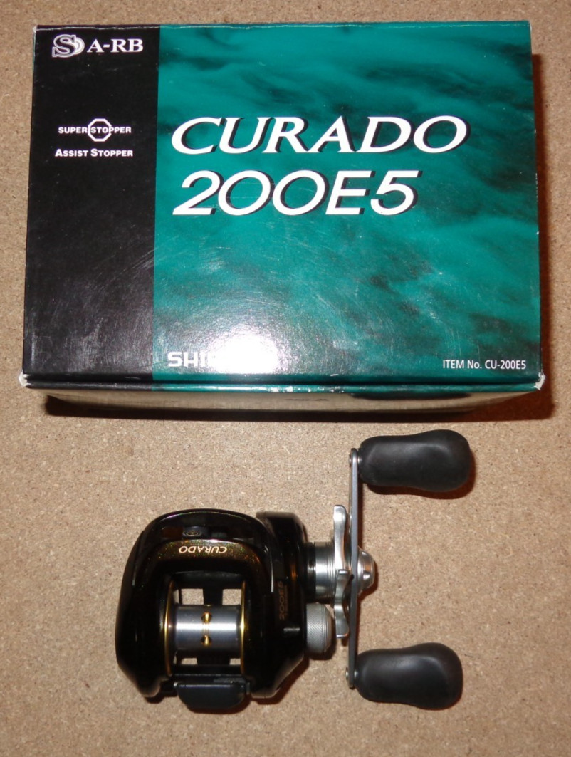 Shimano Curado 200E5 With Box Right-Handed Fishing Reel Japan Made 200 E5
