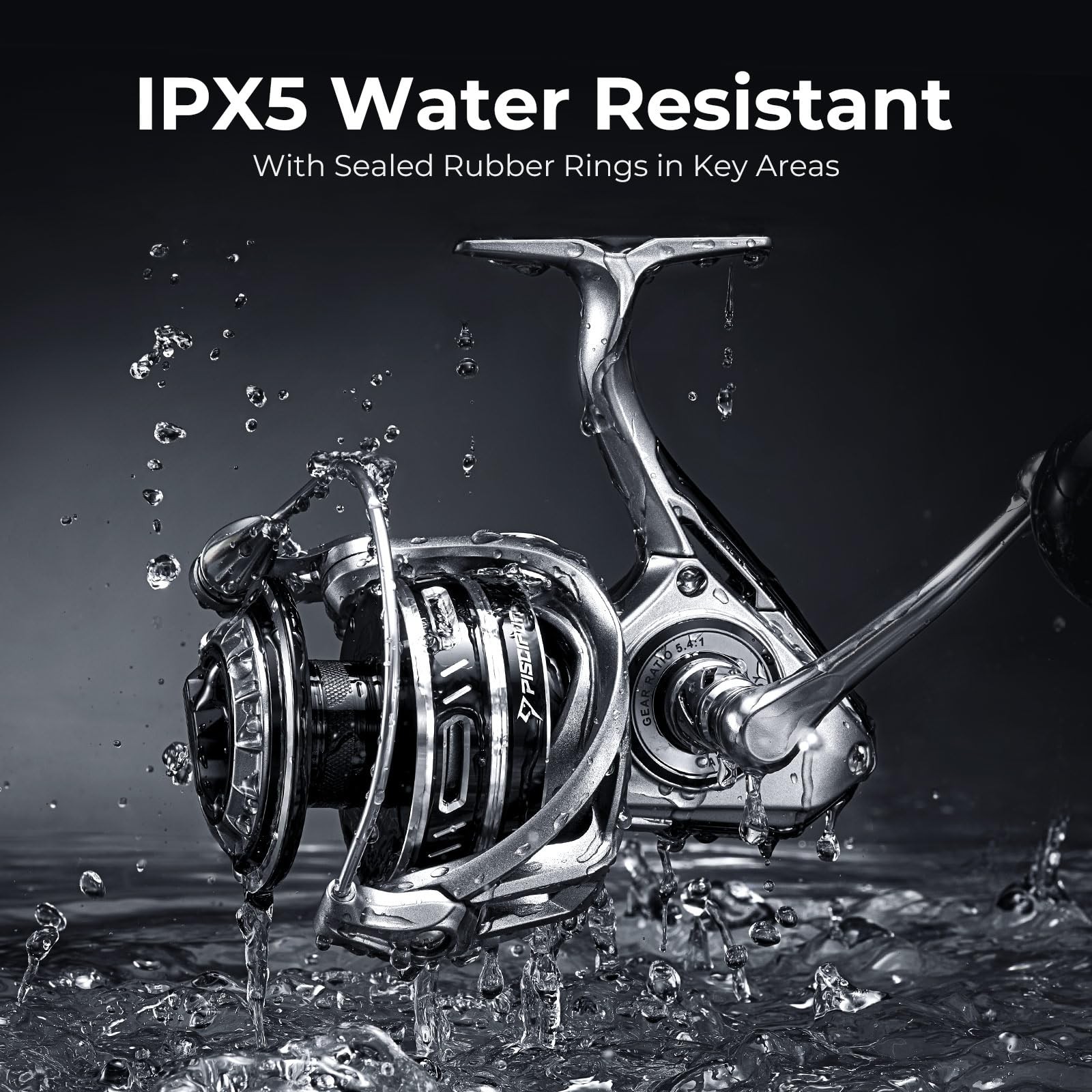 Piscifun NautiX 3000 Spinning Reel, Aluminum, 26lb Drag, 8+1 BB, 6.01