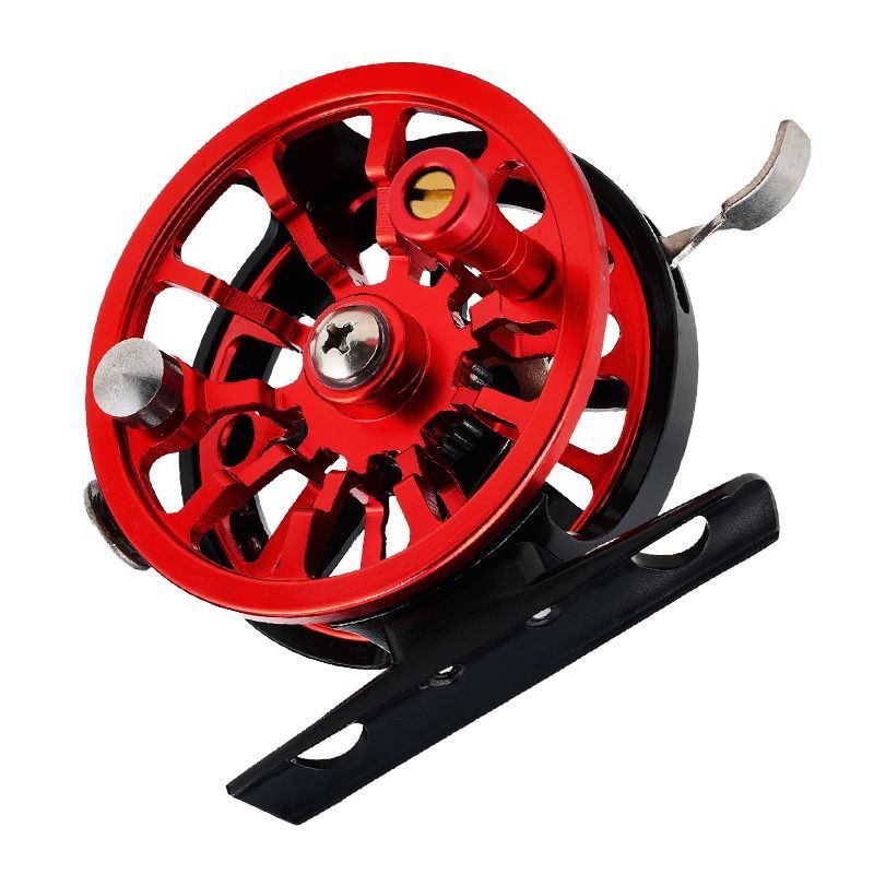 1Pcs Fly Fishing Reel with CNC-machined Aluminum Alloy Body Bearing Fishing gear