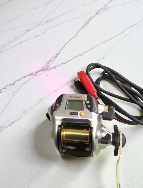 Shimano 15 Premio 3000 Electric Reel Big Game w/Cord Used Good Condition Japan