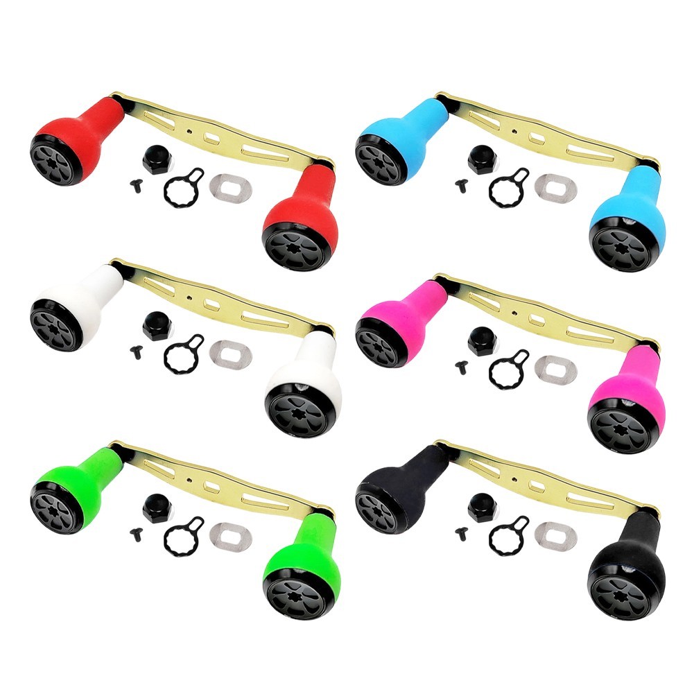 110mm Baitcasting Reel Handle Kit with Silicone Knob for ABU For DAIWA S