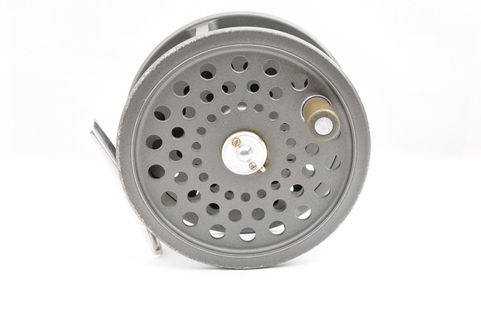 Hardy J.L.H. Salmon 101mm 41mm Line #8-9 Silver Used Fly Reel Fishing Japan