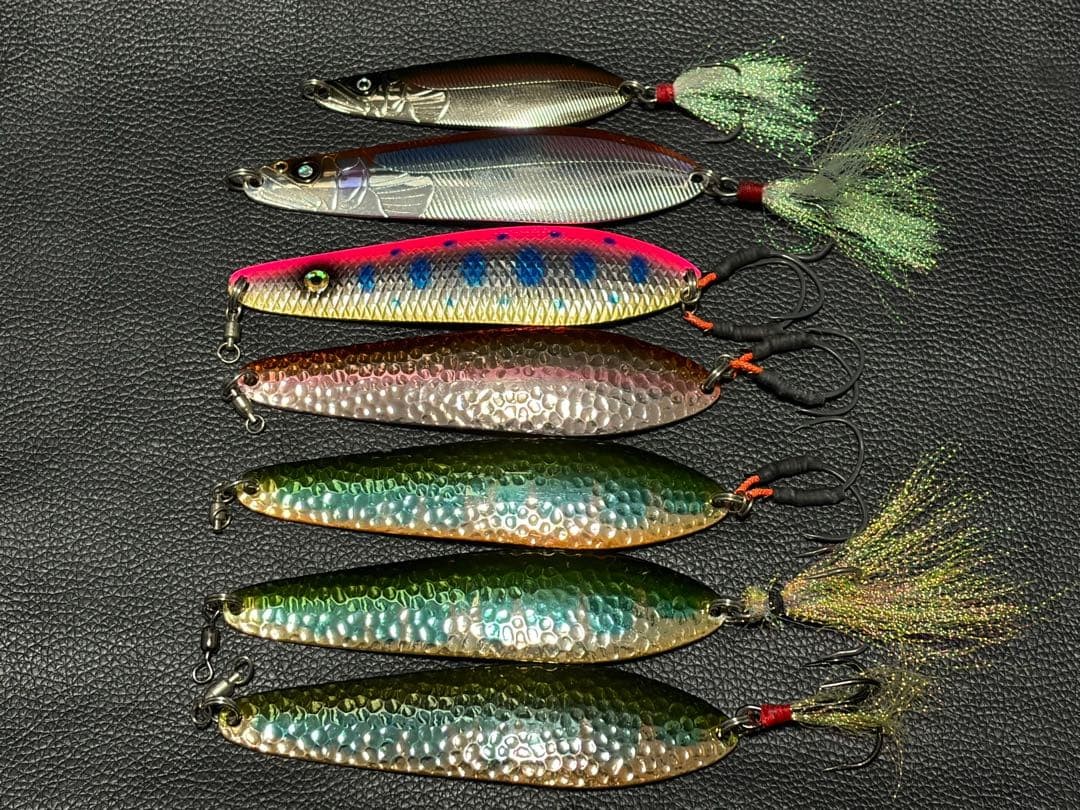 DAIWA Steez Spoon x 2 D Spoon x 5 spoons Scratched Fishing Lure Hard Lure Metal