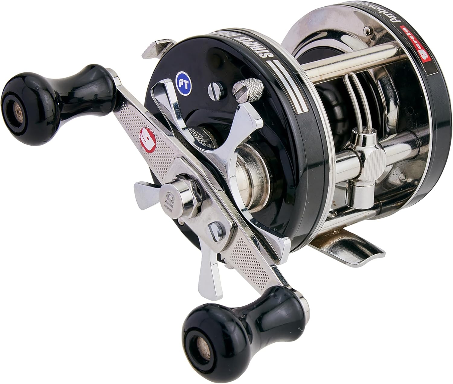 Abu Garcia Ambassadeur 5500 Striper Black Right Handed Baitcasting Reel