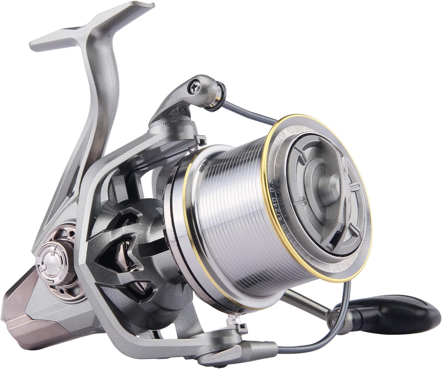 HAUT TON Spinning Reel 8000/9000/10000/12000/14000,6+1BB Metal Surf Fishing R…