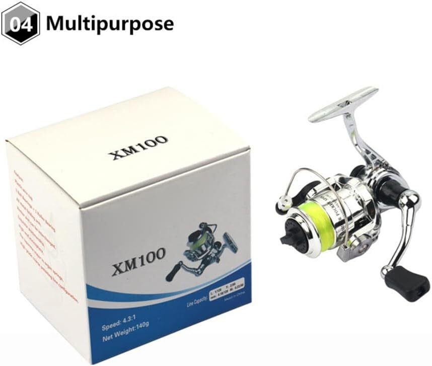 Mini Metal Fishing Wheel Spinning Reel 4.3:1 Gear Ratio Small Reel 2+1BB Bearing