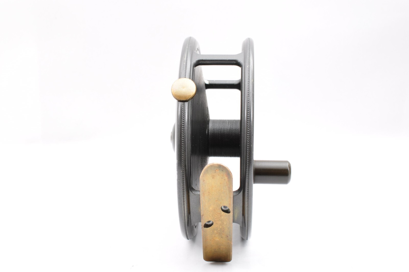 Hardy Bros. LTD „The St Jhon“ 3-7/8 Gray Box Bag Used Fly Reel Fishing Japan