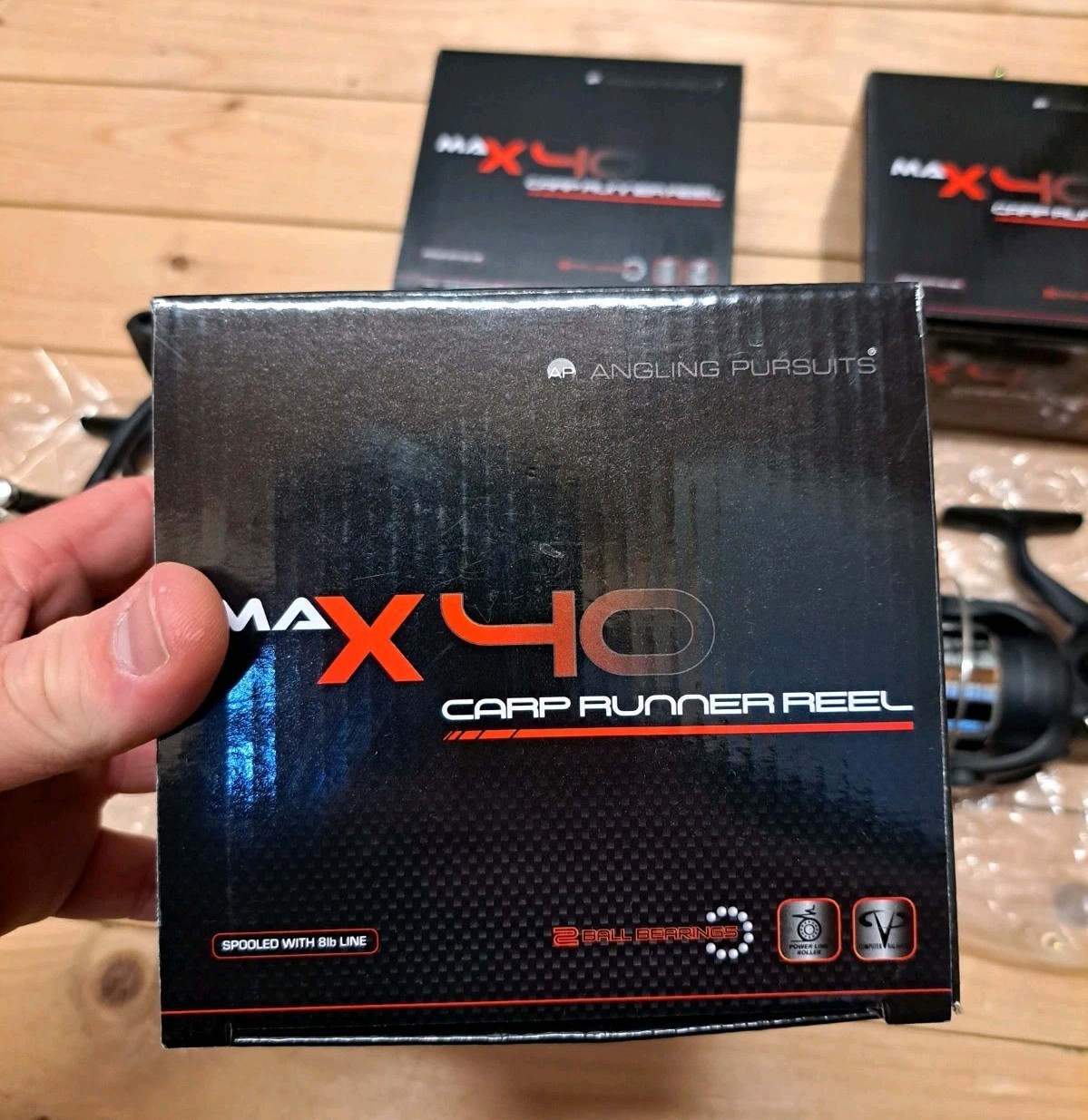 3 × NGT MAX 40 Carp Runner Reel NEW! carp reels freewheel fishing reels