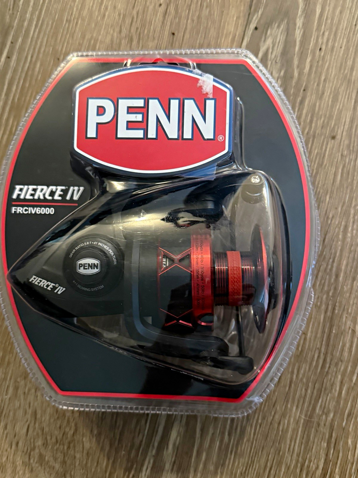 Penn Fierce IV 6000 Spinning Reel 5.6:1 4+1BB 25lb Drag Superline FRCIV6000