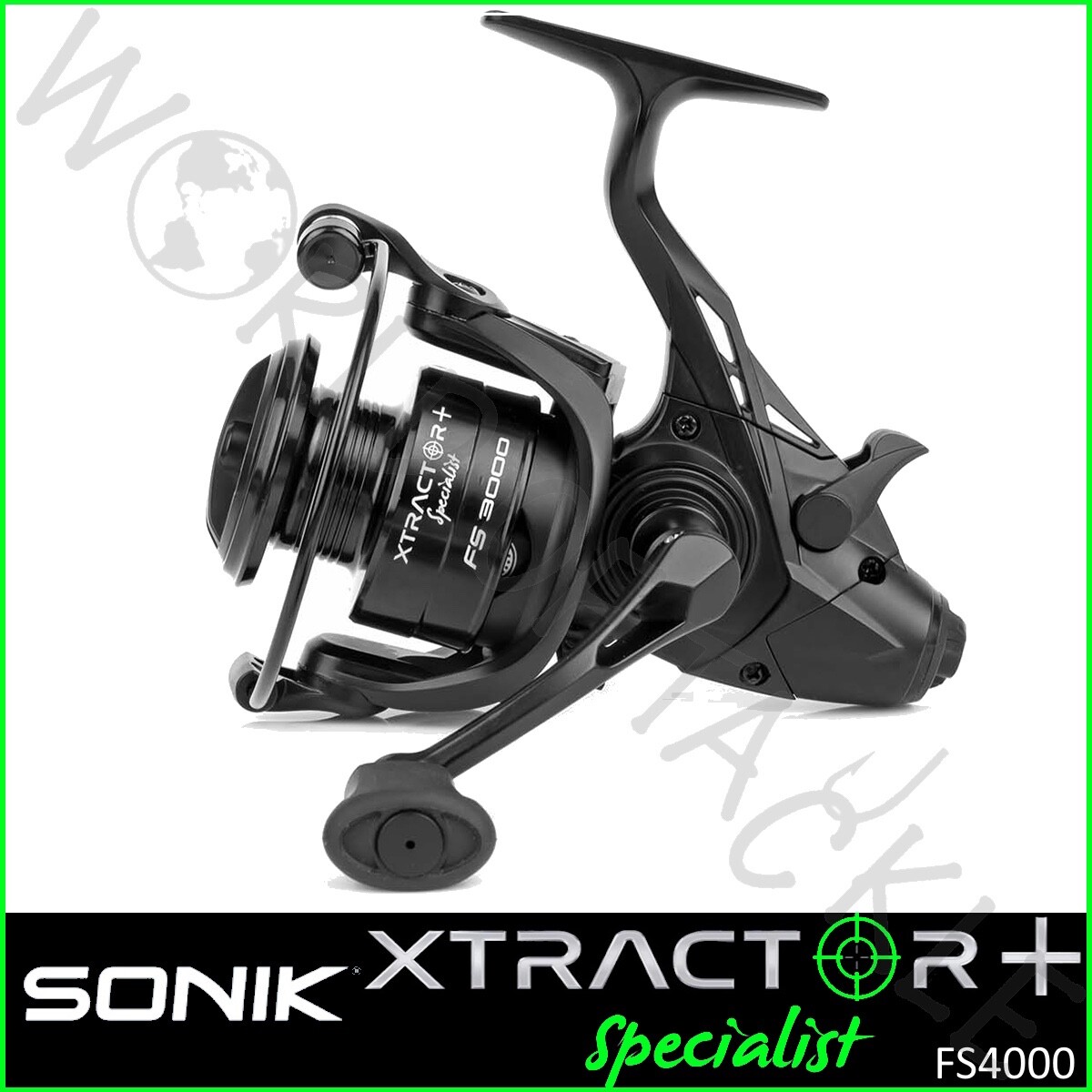 Sonik Xtractor+ 4000 Specialist FS Freespool Reel Carp Coarse Fishing