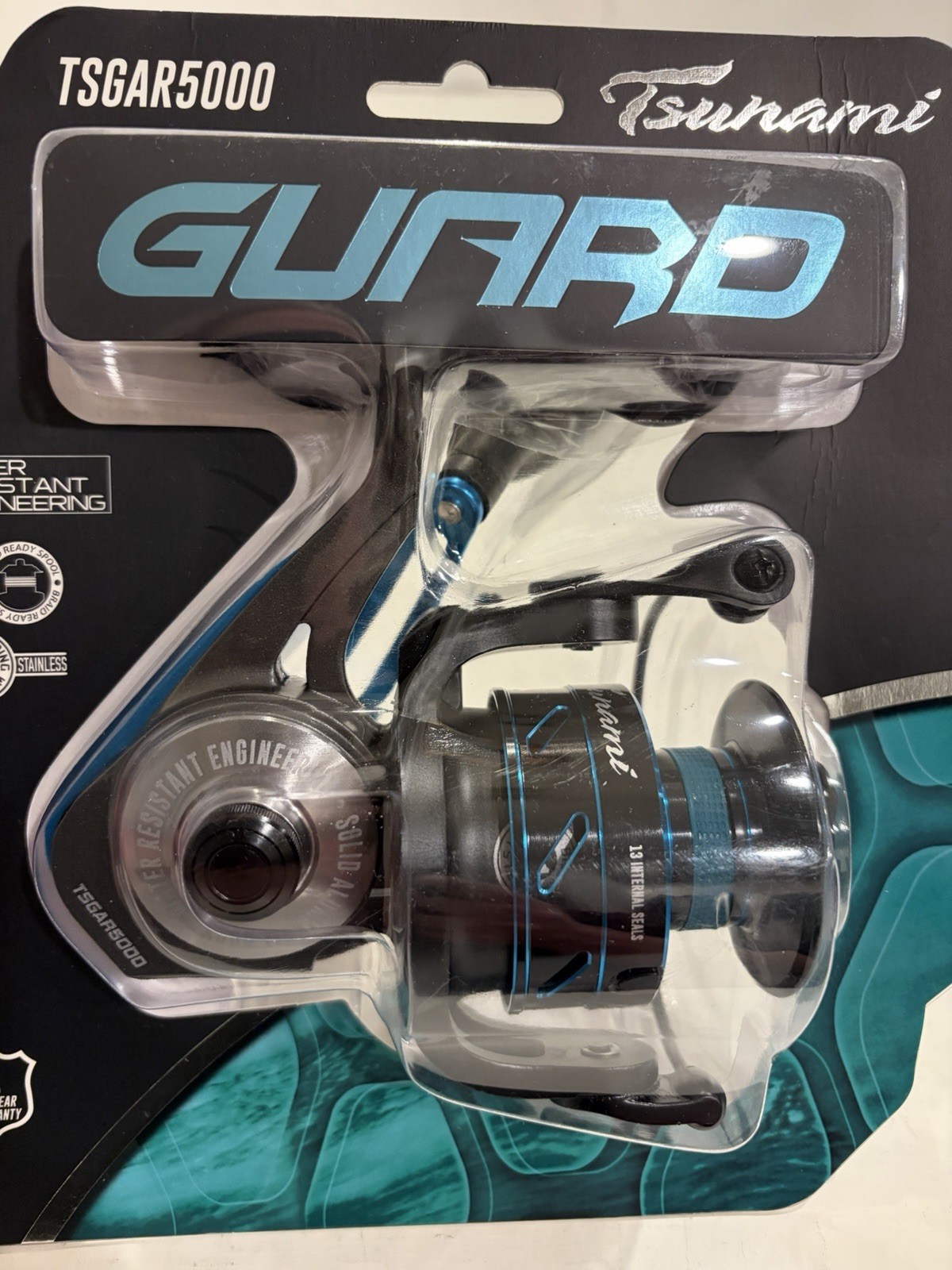 Tsunami Guard TSGAR5000 Spinning Saltwater Fishing Reel Ambidextrous Brand New