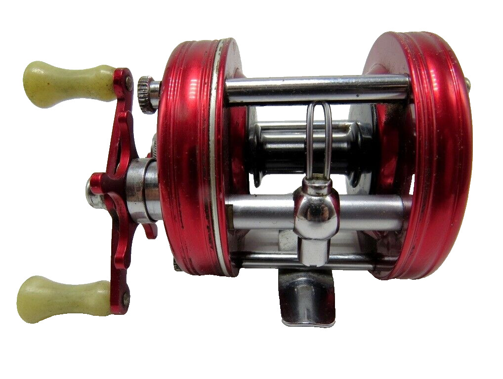 Vintage Abu Garcia Ambassadeur 5000 Baitcasting Reel w/Case, Spares, Manual-NICE