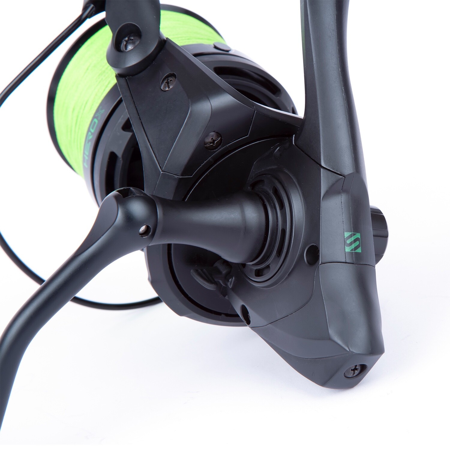SONIK Hero X Spod Marker Reel with 200m 30lb Hi Viz Braid Carp Fishing