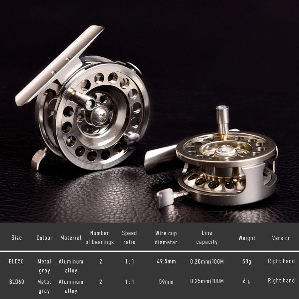 Ice Fishing Reel Right Handed Raft Wheel Ultra-light Fly Fishing Reel