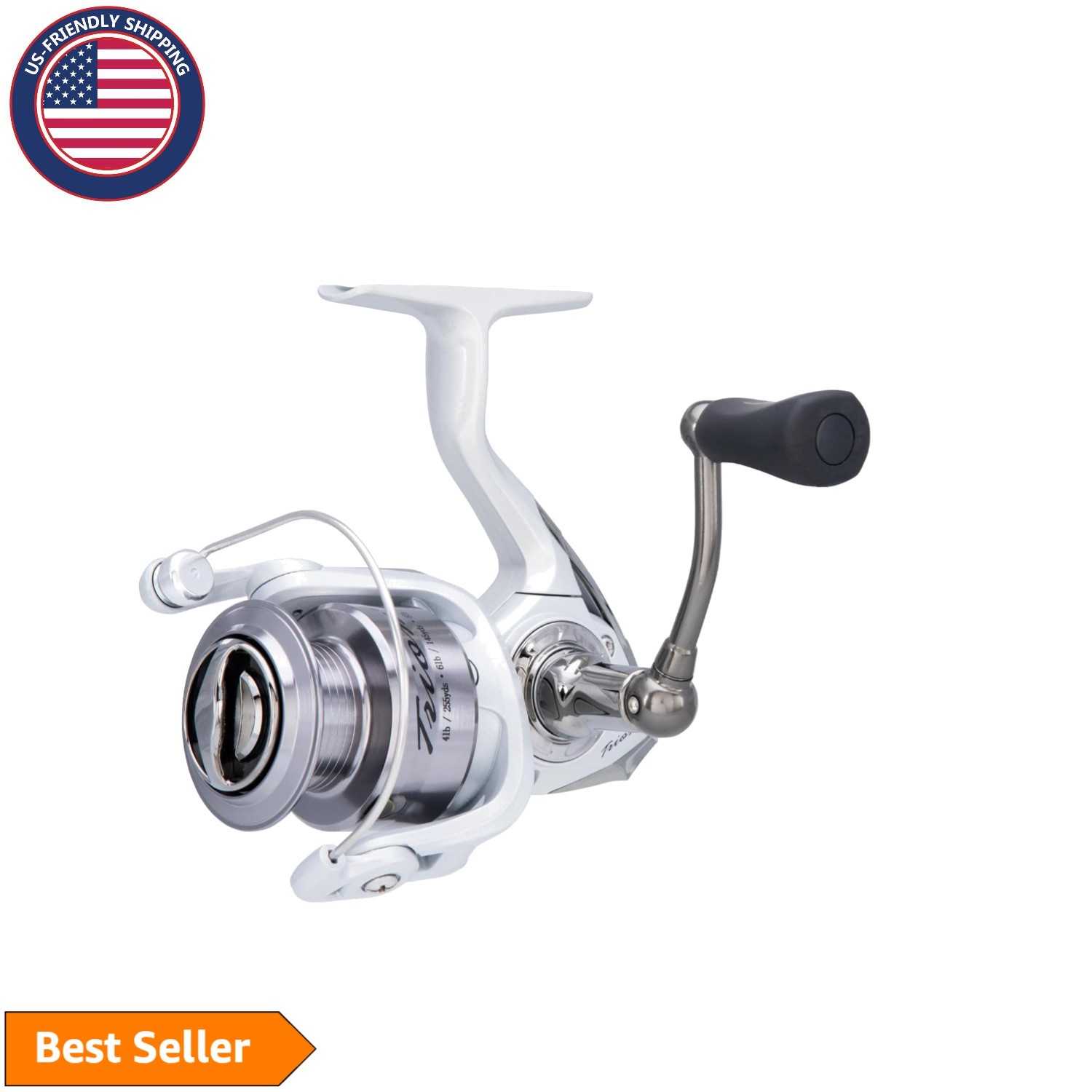 Lightweight Pflueger Trion Spinning Reel – Ambidextrous, 7 Bearings, Durable
