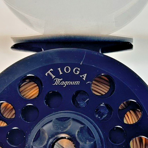Vintage Teton Tioga Number 10 (10wt) Fly Reel Made In USA Black