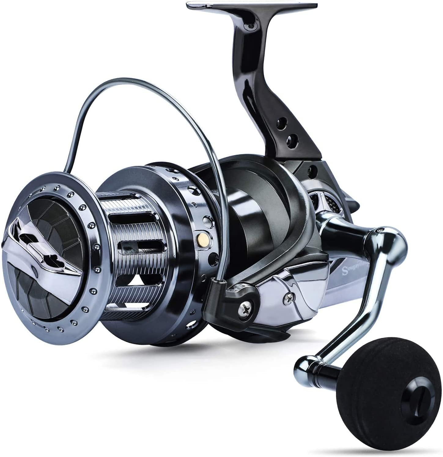 Spinning Reels 10000 Series Surf Fishing Reels,10+1 Stainless BB Ultra Smooth Po