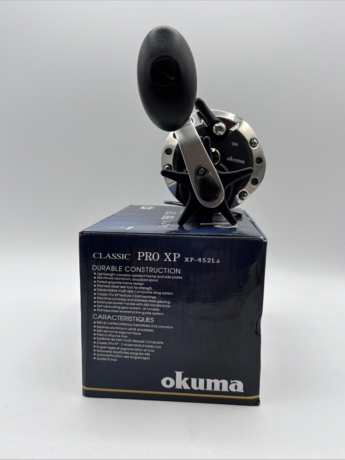 OKUMA CLASSIC PRO XP LEVELWIND TROLLING REEL XP-452La FREE Shipping