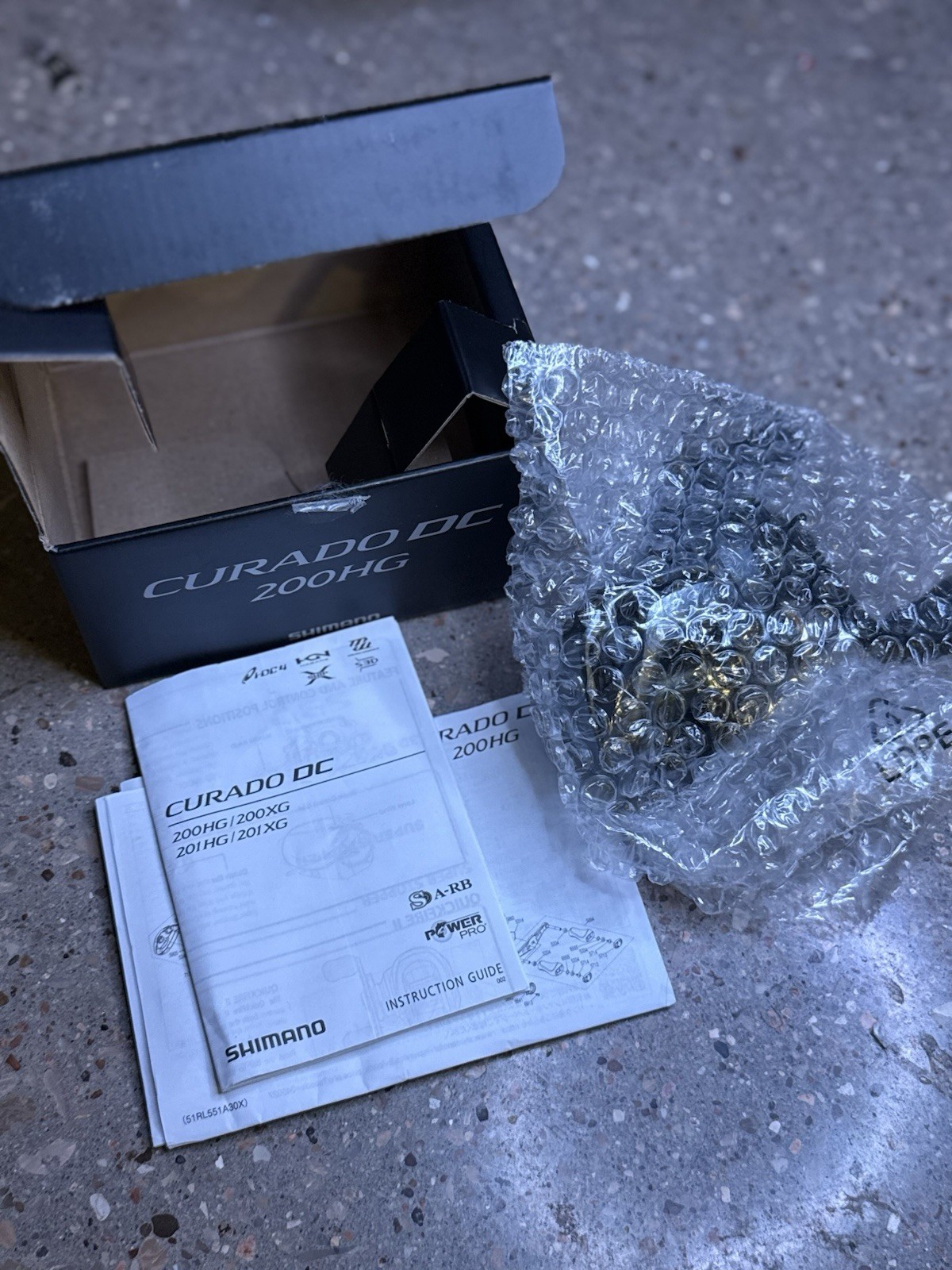 Shimano Curado DC 200HG 7.4:1 Right Hand Casting Reel CUDC200HG