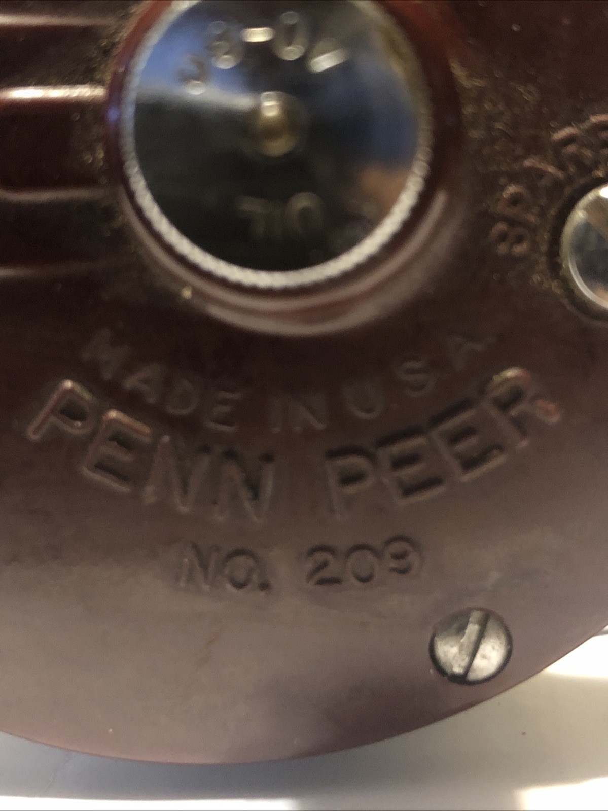 (CO) Vintage Penn Peer No. 209 Level Wind Saltwater/Freshwater Fishing Reel