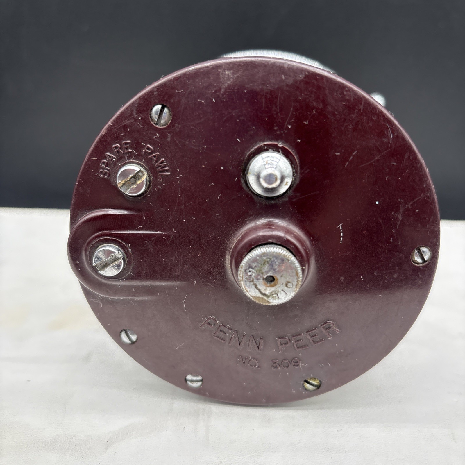 Vintage Penn Peer No. 309 Level Wind RH Deep Sea Salt Water Troll Reel USA NICE!