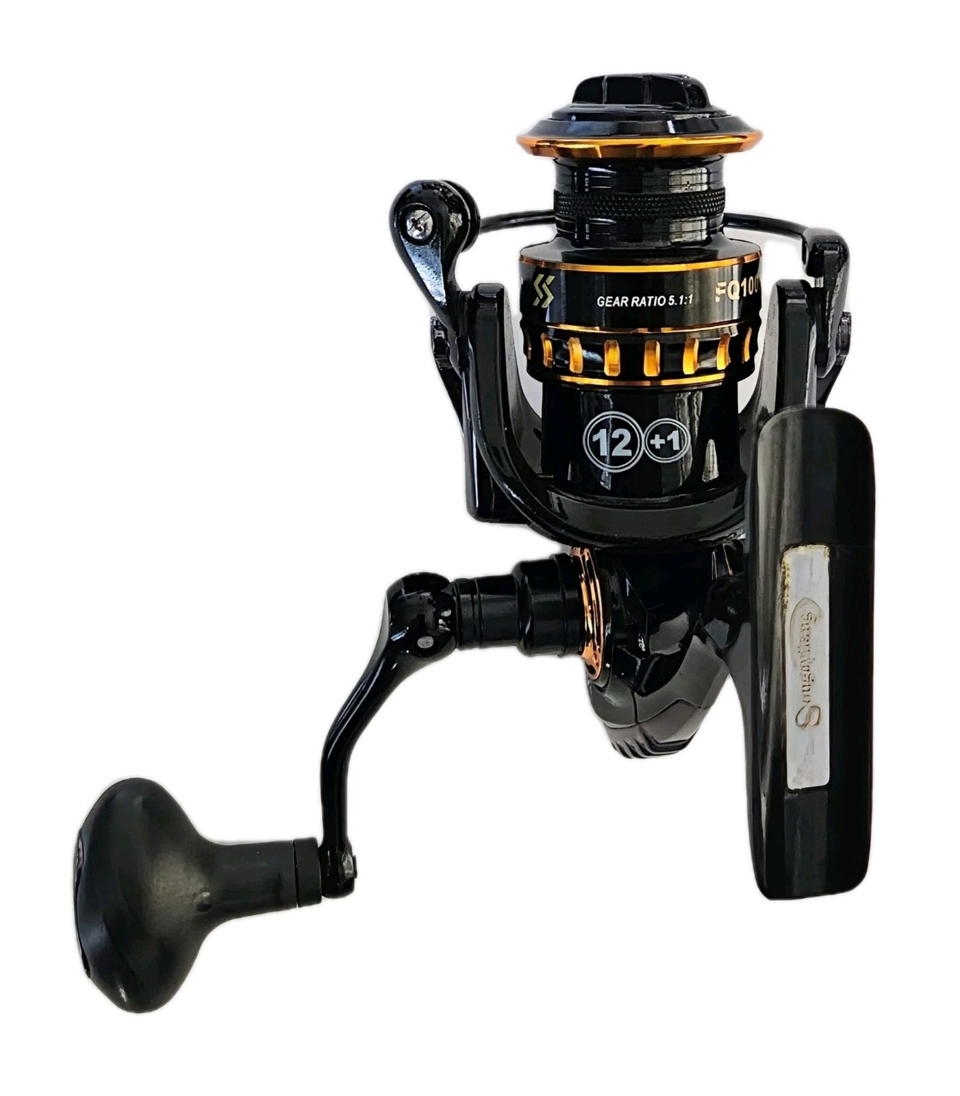 Sougayilang FQ1000 Spinning Reel W/Box 5.1:1 Gear Ratio 12+1 BB 8/130 Yds Mono