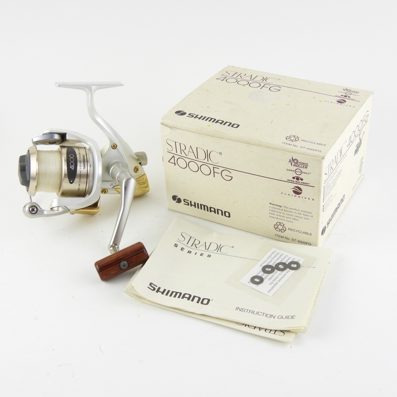 Shimano Stradic 4000FG Fishing Reel. Made in Japan. W/ Box.