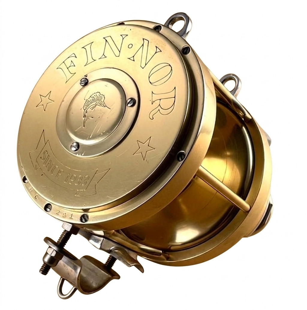 FIN-NOR 9/0 Big Game Trolling Reel 80lb Class Saltwater Right Hand Used