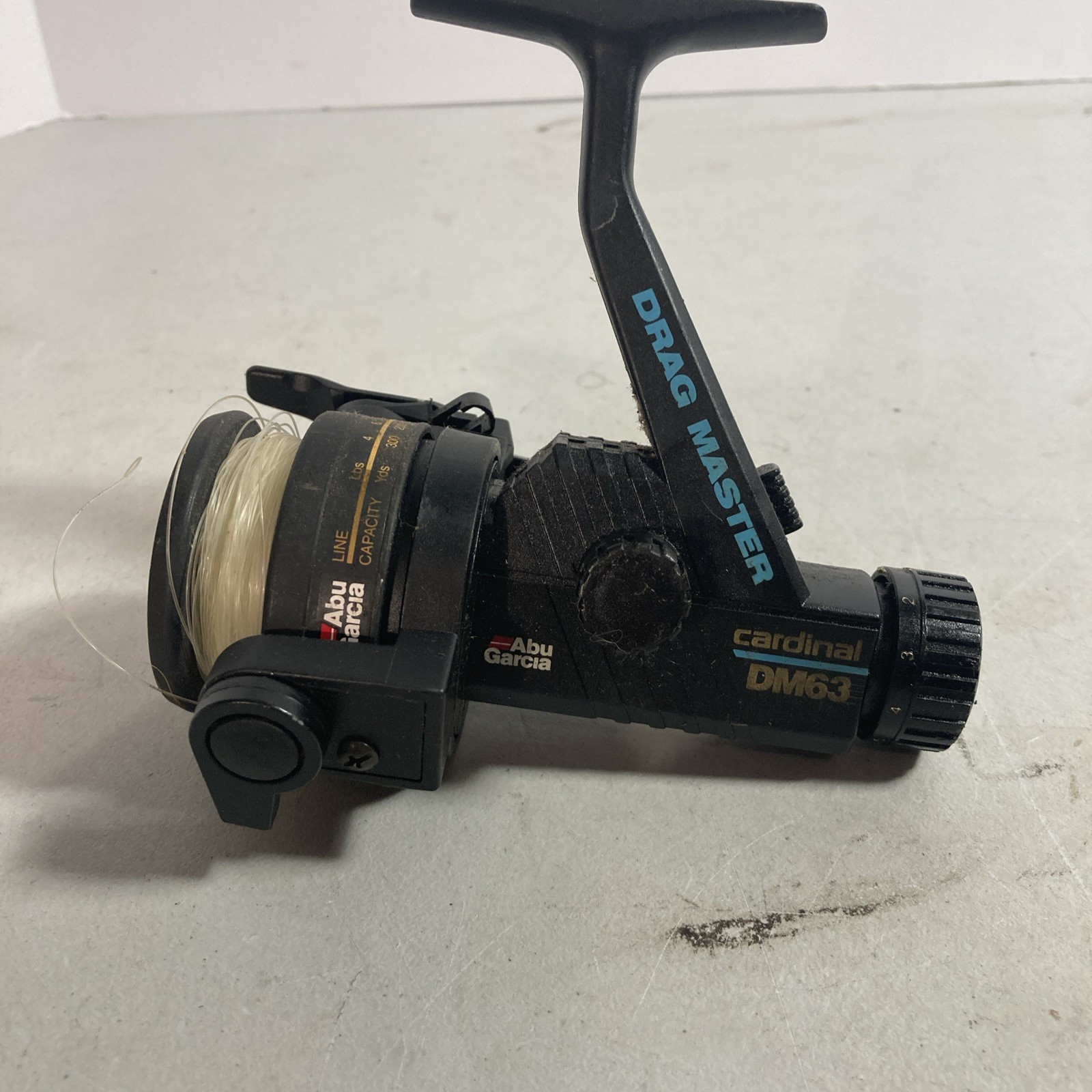Abu Garcia Cardinal Black Max 63 Spinning Reel Drag Master