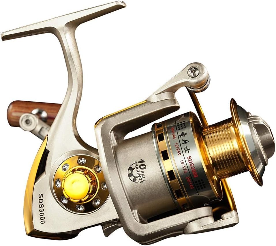 Smooth Saltwater Freshwater Fishing Reel 10 Ball Bearings