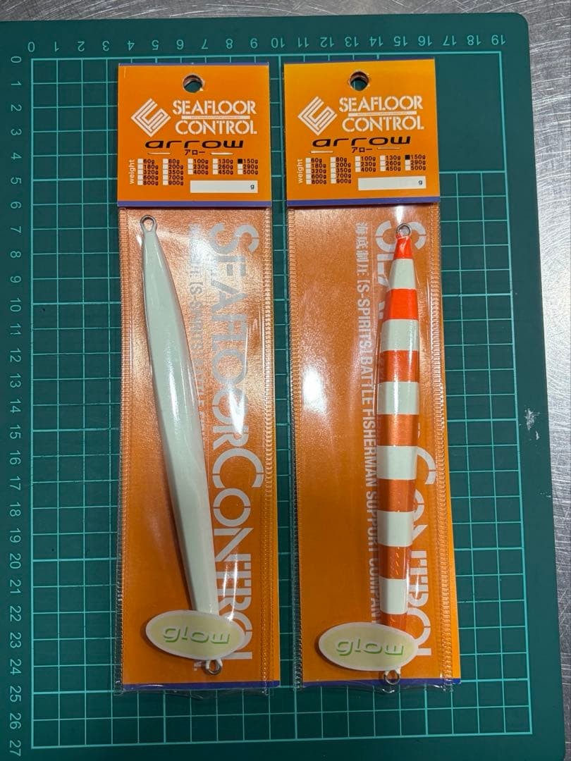 SEAFLOOR CONTROL arrow 150g Metal Jig Set of 2 Fishing Equipment Japan