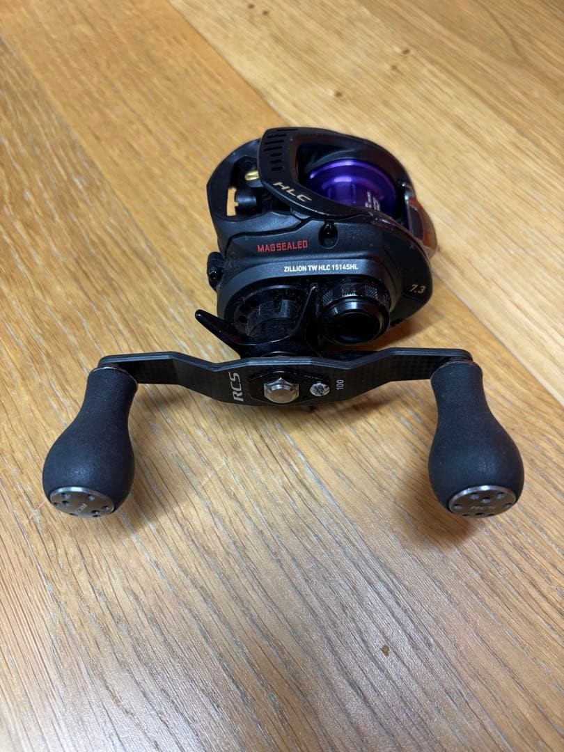 Daiwa ZILLION TW HLC 1514SHL Left Handle Baitcasting Reel 7.3:1 Used Japan
