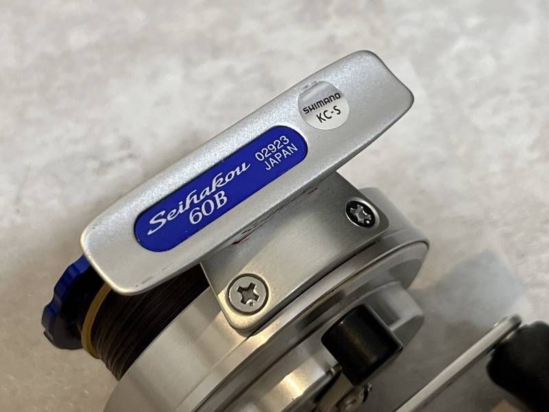 [Used] SHIMANO Seihakou 60B 3.6:1 Baitcasting Reel Black Sea Bream w/ From JAPAN