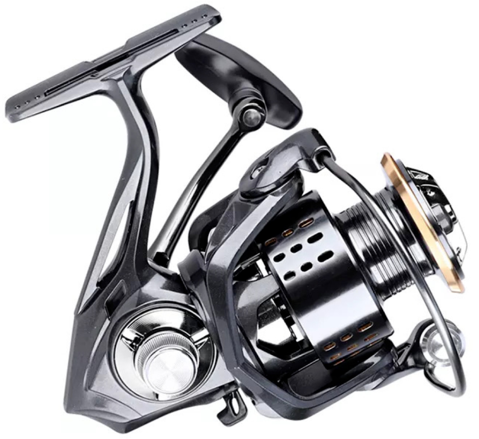 Fishing Reel 5.2:1 Freshwater Saltwater Right Left Metal Spool Casting Spinning