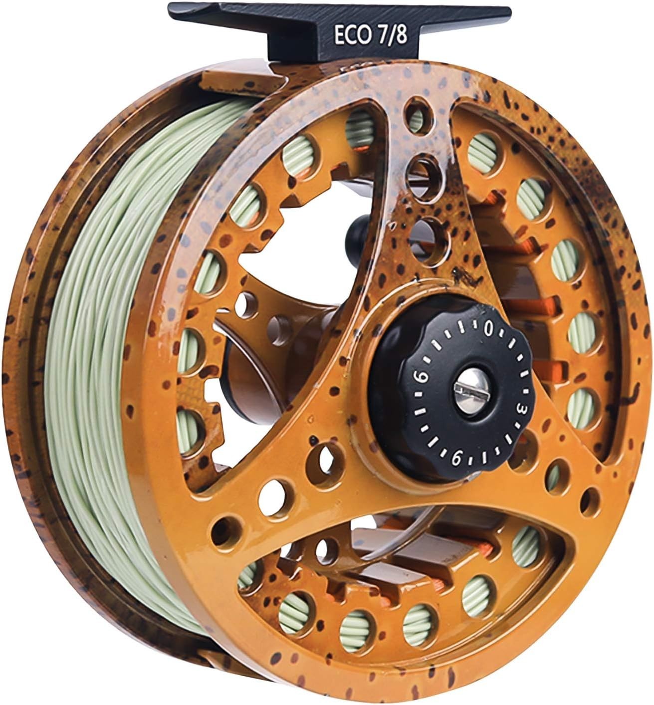 ECO Large Arbor Fly Fishing Reel: Durable Aluminum & Pre-loaded Line for 3/4wt