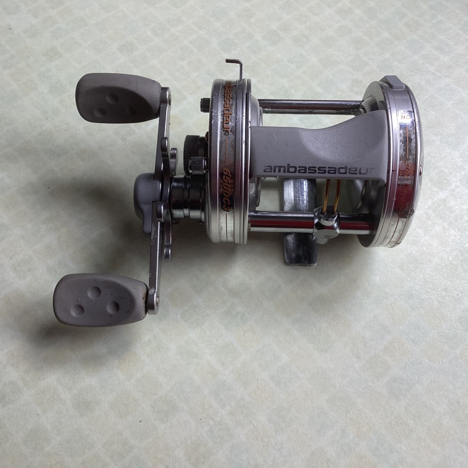 ABU AMBASSADEUR 6500C3 REEL MADE IN SWEDEN NO. 991012 38