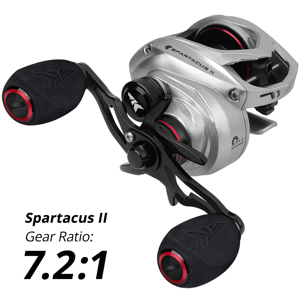 KastKing Spartacus II 7.2:1 freshwater/saltwater Baitcasting Fishing Reel NEW US