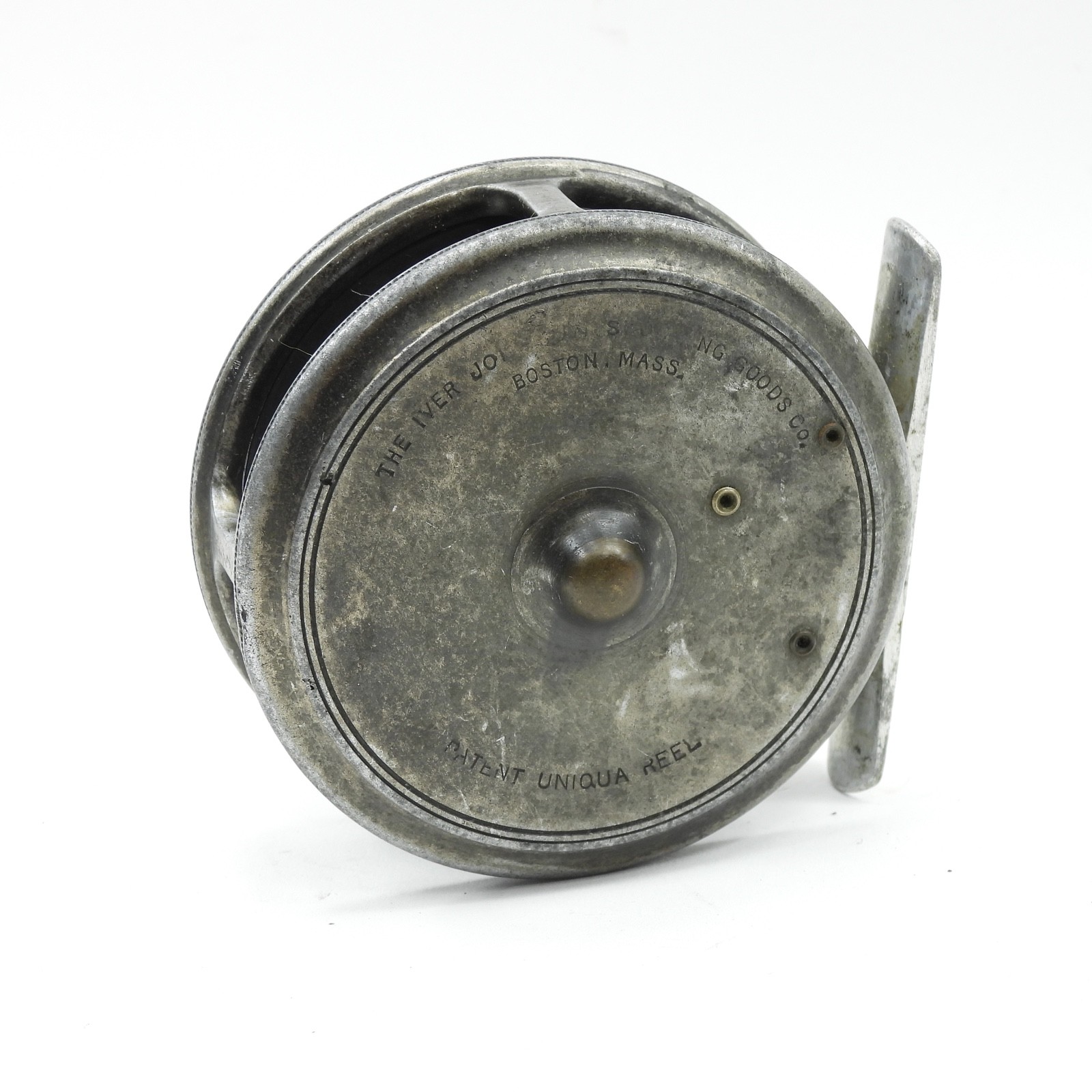 Hardy „Uniqua“ Fly Fishing Reel. 2 7/8″. Iver Johnson Sporting Goods.