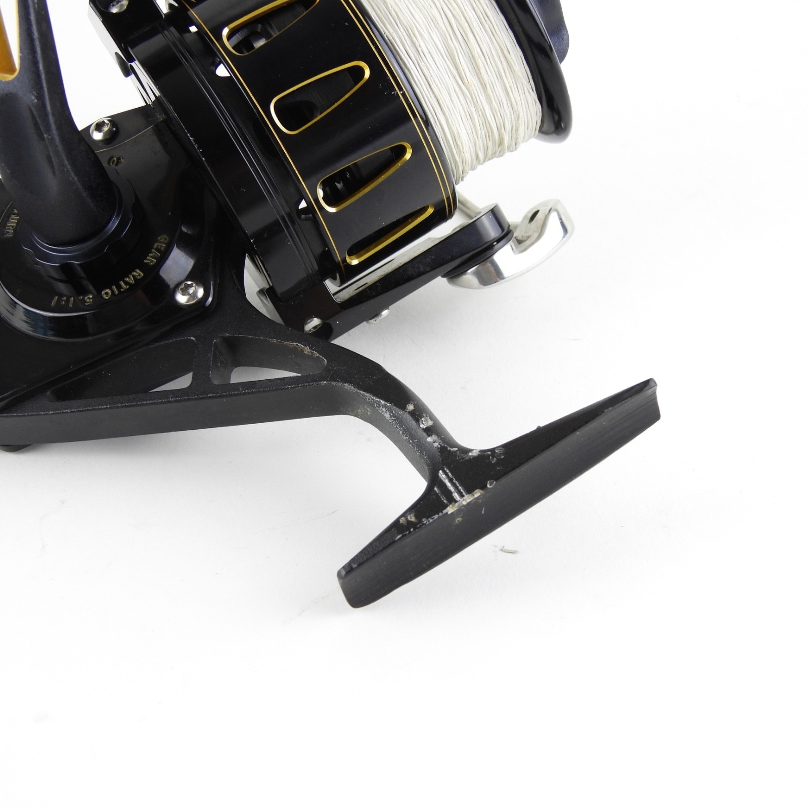 Penn Torque TRQS7 Fishing Reel. Black & Gold. Made in USA. (A).